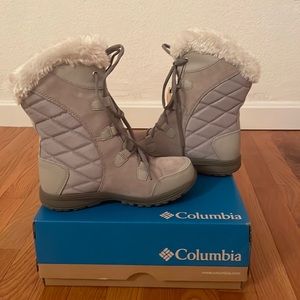 Women’s Columbia Ice Maiden ll Boots (Grey, Size 6)